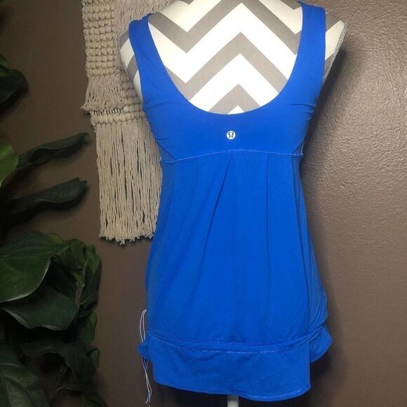 Lululemon Elevate Blue Striped Tank Top - Picture 3 of 7